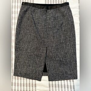 Ann Taylor Pencil Skirt with Pleather Waistband